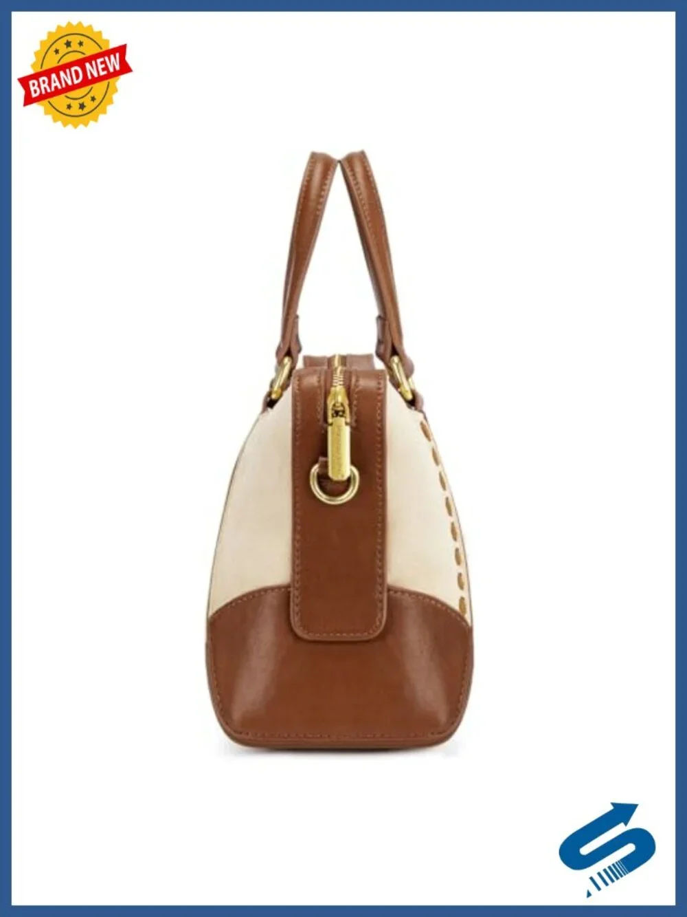 Faux Suede Satchel Crossbody Bag with Adjustable Strap